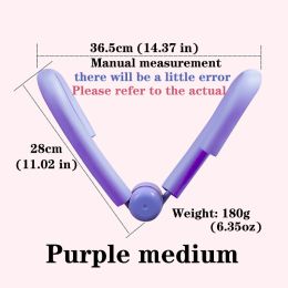 Purple Medium Yoga; Fitness Pelvic Floor Muscle Trainer; Used to Tighten Buttocks to Reduce Inner Thigh Fat; Stovepipe Fat Reducer To Contract Pelvic