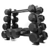 Heavy-duty Dumbbell Rack â€“ Dumbbell Storage Rack, Holds up to 400 Lbs. â€“ 2 Tiers Rack, Ideal for 5-30 Lbs. Dumbbells â€“ Compact Design, Ideal Home Gym