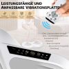 LCD Touch Control Screen Vibration Board Fitness and Weight Loss Exercise Machine(US Plug)