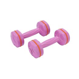 Yoga Hand Dumbbell Pair/ Body Sculpting Dumbbell Set For Women (Color: Purple)