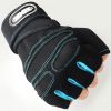 Fitness Half Finger Gloves Men's And Women's Wristbands Exercise Dumbbells Anti-skid Horizontal Bar Exercise Training Pull-ups